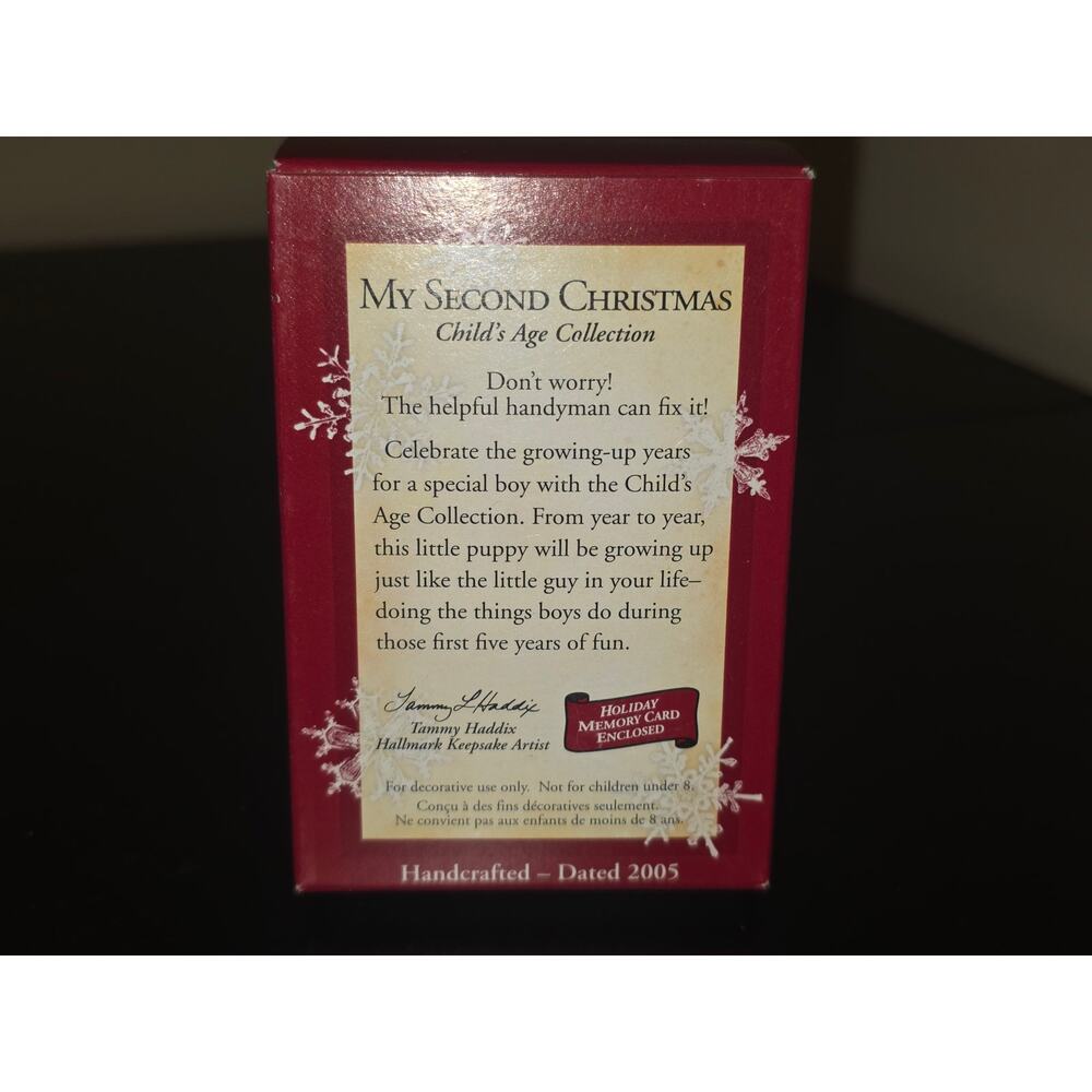 2005 Hallmark Ornament My Second Christmas Child's Age Keepsake Collection NIB - Picture 2 of 4